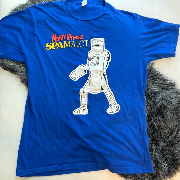 Monty Python Spamalot Tour Tee Sz L - Picture 1 of 4